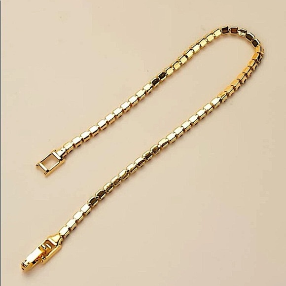 Gold Multicolor Gemstone Bracelet - Picture 5 of 7